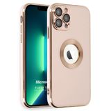 Microsonic Apple iPhone 12 Pro Flash Stamp Rose Gold Cep Telefonu Kılıfı