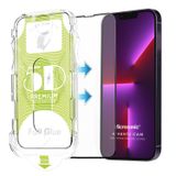 Microsonic Apple iPhone 12 Pro Magic Uygulama Aparatlı Tam Kapatan Ekran Koruyucu Siyah [iPhone 12 Pro ile Uyumlu Ekran Koruyucu]
