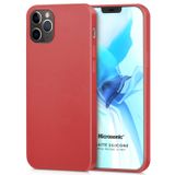 Microsonic Apple iPhone 12 Pro Matte Silicone Kırmızı Cep Telefonu Kılıfı