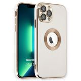Microsonic Apple iPhone 12 Pro Max Flash Stamp Beyaz Cep Telefonu Kılıfı
