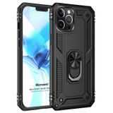 Microsonic Apple iPhone 12 Pro Military Ring Holder Siyah Cep Telefonu Kılıfı