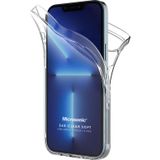 Microsonic Apple iPhone 13 Pro 6 Tarafı Tam Full Koruma 360 Clear Soft Şeffaf Cep Telefonu Kılıfı