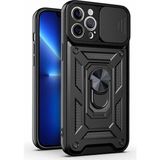 Microsonic Apple iPhone 13 Pro Impact Resistant Siyah Cep Telefonu Kılıfı