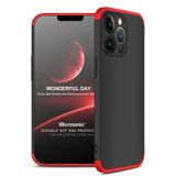 Microsonic Apple İphone 13 Pro Max Double Dip 360 Protective Siyah Kırmızı Cep Telefonu Kılıfı