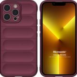 Microsonic Apple iPhone 13 Pro Max Oslo Prime Bordo Cep Telefonu Kılıfı