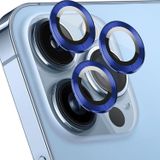 Microsonic Apple iPhone 13 Pro Max Tekli Lacivert Kamera Lens Koruma Camı