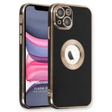 Microsonic Apple iPhone 14 Flash Stamp Siyah Cep Telefonu Kılıfı