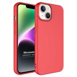 Microsonic Apple iPhone 14 Groovy Soft Kırmızı Cep Telefonu Kılıfı
