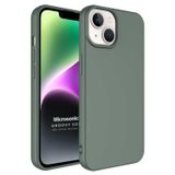 Microsonic Apple iPhone 14 Groovy Soft Koyu Yeşil Cep Telefonu Kılıfı