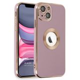 Microsonic Apple iPhone 14 Plus Flash Stamp Pembe Cep Telefonu Kılıfı