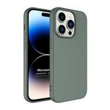 Microsonic Apple iPhone 14 Pro Groovy Soft Koyu Yeşil Cep Telefonu Kılıfı