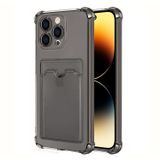 Microsonic Apple iPhone 14 Pro Max Card Slot Shock Füme Cep Telefonu Kılıfı