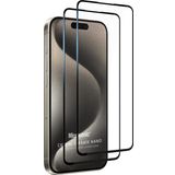 Microsonic Apple iPhone 14 Pro Max Crystal Seramik Nano Ekran Koruyucu Siyah (2 Adet)