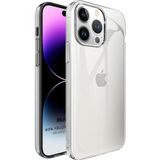 Microsonic Apple iPhone 14 Pro Sararma Önleyici Kristal Şeffaf Cep Telefonu Kılıfı