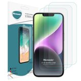Microsonic Apple iPhone 14 Screen Protector Nano Glass Cam Ekran Koruyucu (3`lü Paket) [iPhone 14 ile Uyumlu Ekran Koruyucu]