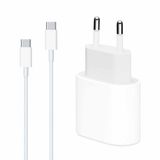 Microsonic Apple iPhone 15 Pro Max için Type-C To Type-C 2 in 1 Şarj Seti [iPhone 15 Pro Max ile Uyumlu Kablo - Beyaz]