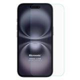 Microsonic Apple iPhone 16 Nano Glass Cam Ekran Koruyucu [iPhone 16 ile Uyumlu Ekran Koruyucu - Şeffaf]