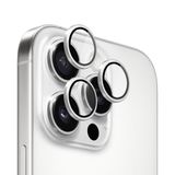 Microsonic Apple iPhone 16 Pro Max Tekli Kamera Lens Koruma Camı Gümüş [iPhone 16 Pro Max ile Uyumlu Kamera Koruyucu Film - Gümüş]