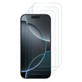 Microsonic Apple iPhone 16 Pro Screen Protector Nano Glass Cam Ekran Koruyucu (3`lü Paket) [iPhone 16 Pro ile Uyumlu Ekran Koruyucu - Şeffaf]