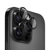 Microsonic Apple iPhone 16 Pro Tekli Kamera Lens Koruma Camı Siyah [iPhone 16 Pro ile Uyumlu Kamera Koruyucu Film - Siyah]