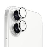 Microsonic Apple iPhone 16 Tekli Kamera Lens Koruma Camı Gümüş [iPhone 16 ile Uyumlu Kamera Koruyucu Film - Gümüş]