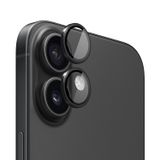 Microsonic Apple iPhone 16 Tekli Kamera Lens Koruma Camı Siyah [iPhone 16 ile Uyumlu Kamera Koruyucu Film - Siyah]