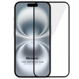 Microsonic Apple iPhone 17 Air Tam Kaplayan Temperli Cam Ekran Koruyucu Siyah [iPhone 17 Air ile Uyumlu Ekran Koruyucu - Siyah]