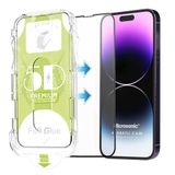 Microsonic Apple iPhone 17 Magic Uygulama Aparatlı Tam Kapatan Ekran Koruyucu Siyah [iPhone 17 ile Uyumlu Ekran Koruyucu - Siyah]
