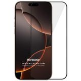Microsonic Apple iPhone 17 Pro Max Tam Kaplayan Temperli Cam Ekran Koruyucu Siyah [iPhone 17 Pro Max ile Uyumlu Ekran Koruyucu - Siyah]