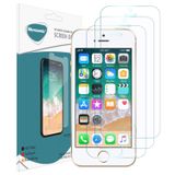 Microsonic Apple iPhone 5 / 5S Ekran koruyucu Nano Cam (3'lü Paket) [iPhone 5 / 5S ile Uyumlu Ekran Koruyucu]