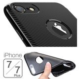 Microsonic Apple iPhone 7 - iPhone 8 Karbon Desenli Gold Kılıf