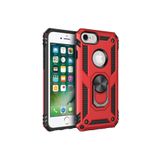 Microsonic Apple iPhone 7 Military Ring Holder Kırmızı Kılıf
