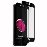 Microsonic Apple iPhone 7 Plus Crystal Seramik Nano Ekran Koruyucu Siyah (2 Adet) [iPhone 7 Plus ile Uyumlu Ekran Koruyucu - Siyah]