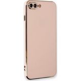 Microsonic Apple iPhone 7 Plus Olive Plated Pembe Cep Telefonu Kılıfı