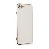 Microsonic Apple iPhone 8 Plus Olive Plated Beyaz Cep Telefonu Kılıfı