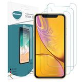 Microsonic Apple iPhone XR Ekran Koruyucu Nano Cam (3'lü Paket) [iPhone XR ile Uyumlu Ekran Koruyucu]