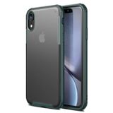 Microsonic Apple iPhone XR Frosted Frame Yeşil Cep Telefonu Kılıfı