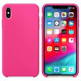 Microsonic Apple iPhone XS için Kılıf Liquid Lansman Silikon Pitaya [iPhone XS ile Uyumlu Kılıf - ]