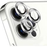Microsonic Apple Uyumlu iPhone 13 Pro Tekli Gümüş Kamera Lens Koruma Camı