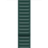 Microsonic Apple Watch SE 2022 40 mm Koyu Yeşil Leather Link Band Kordon