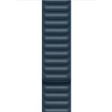 Microsonic Apple Watch SE 2022 40 mm Lacivert Leather Link Band Kordon