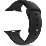 Microsonic Apple Watch SE 2022 40 mm Siyah Silikon Kordon