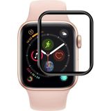 Microsonic Apple Watch SE 2022 40 mm Tam Kaplayan Temperli Cam Siyah Full Ekran koruyucu