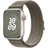 Microsonic Apple Watch SE 2022 40 mm Terra Sport Loop Koyu Yeşil Kordon