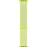 Microsonic Apple Watch SE 2022 40 mm Woven Sport Loop Sarı Hasırlı Kordon