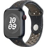Microsonic Apple Watch SE 2022 44 mm Flame Sport Band Siyah Kordon