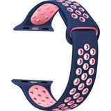 Microsonic Apple Watch SE 40 mm Rainbow Sport Band Lacivert Pembe Kordon