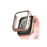 Microsonic Apple Watch Series 11 46MM Kılıf Matte Premium Slim Watchband Rose Gold