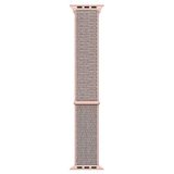 Microsonic Apple Watch Series 2 42 mm Hasırlı Woven Sport Loop Pink Sand Kordon
