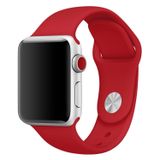 Microsonic Apple Watch Series 2 42 mm Kırmızı Silikon Kordon Kılıf